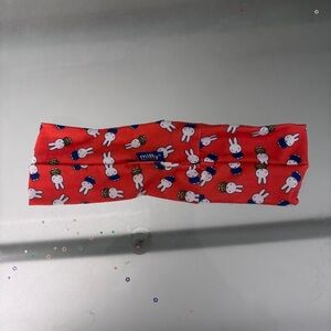 Miffy Headband with Bunny Print